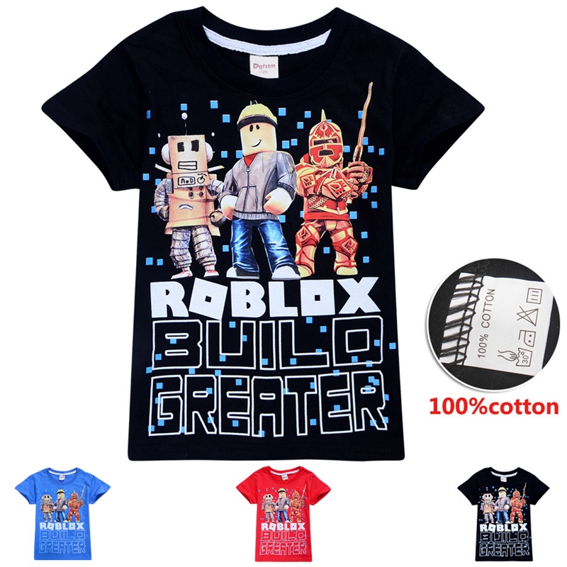 Roblox Kids Boys T Shirt 100 Cotton Tee Shirts Casual Top Blouse Shopee Malaysia - tom and jerry shirt roblox