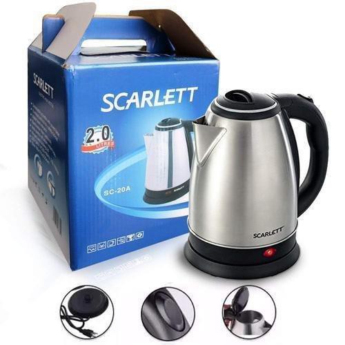 Scarlett 2 Liter Electric Kettle Electric Heat Kettle 2l Water Heater Malaysia