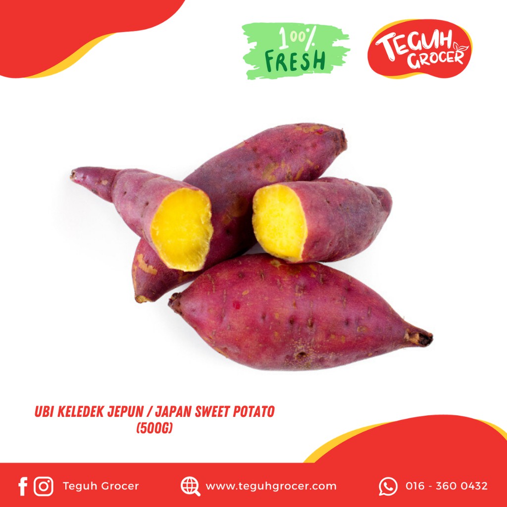Fresh Ubi Keledek Jepun Japan Sweet Potato 500g Shopee Malaysia
