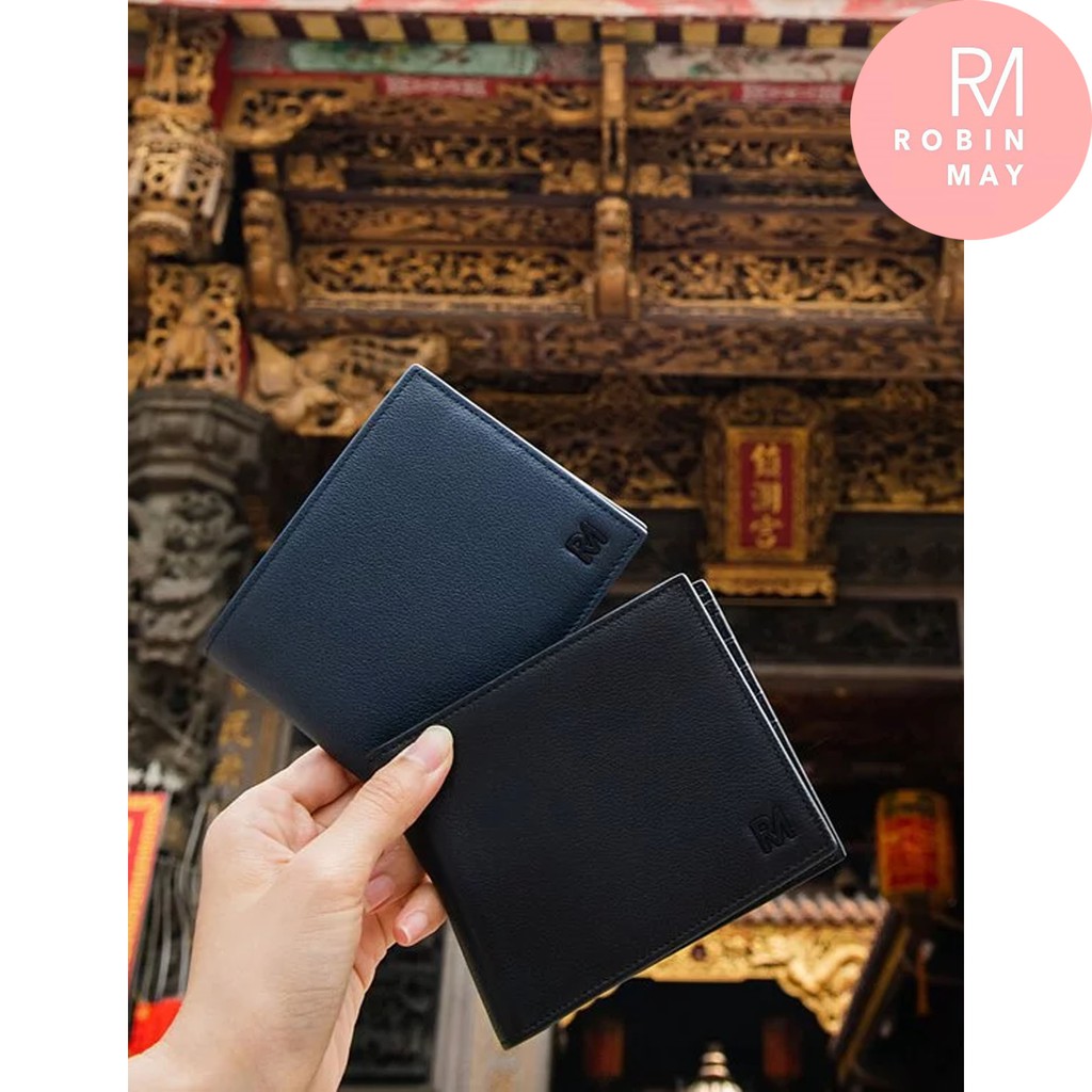 Robinmay 祈願真皮男夾 大甲媽聯名商品 Leather Men Short Wallet Purse