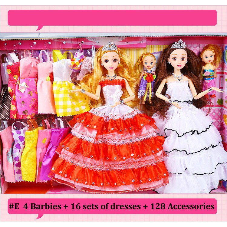 barbie christmas set