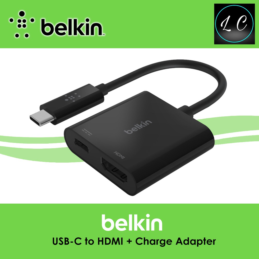 Belkin USB-C To HDMI 60W PD Adapter AVC002btBK