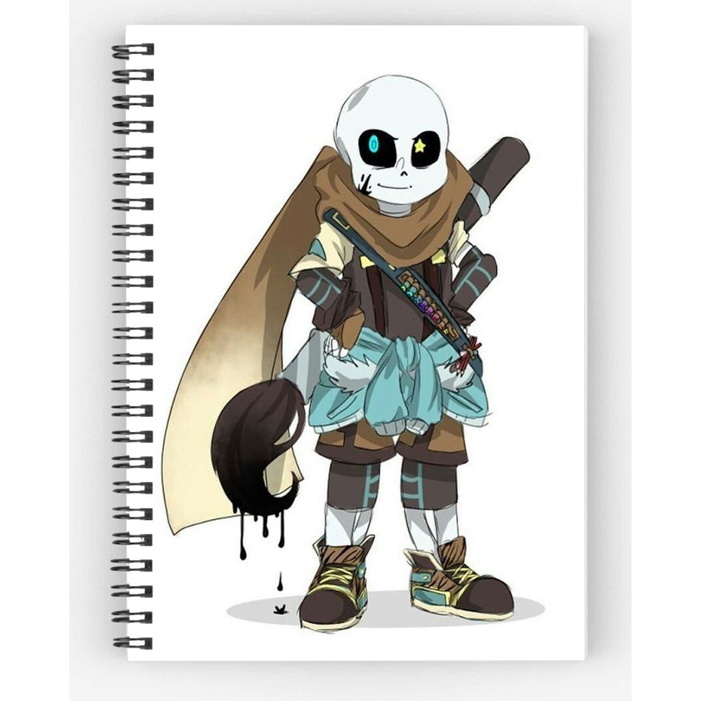 Sans Undertale Ink Sans Error Sans Twisted Nape Notebook Shopee Malaysia