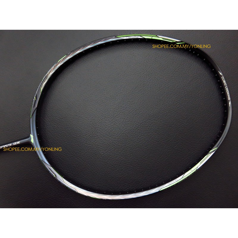 LI-NING 3D CALIBAR 900C Premium Full Carbon Badminton Racket FREE String + Grip + Bag raket