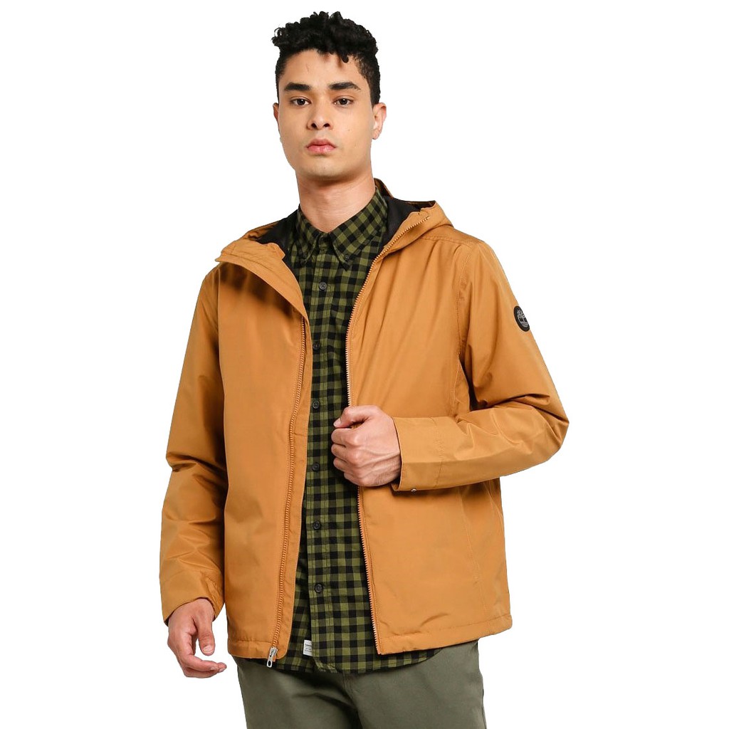 timberland mens hooded shell dryvent jacket