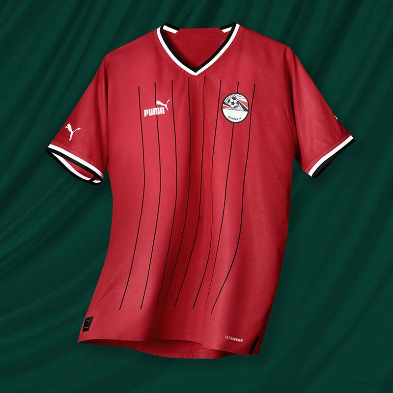 FTB 2022 Qatar World Cup Egypt national Home Football Jersey Tshirt