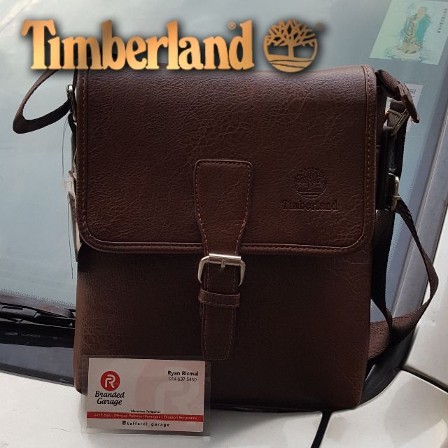 timberland leather bag