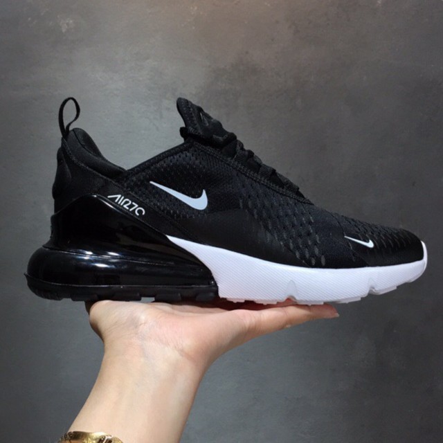 nike air max 270 flyknit mens black