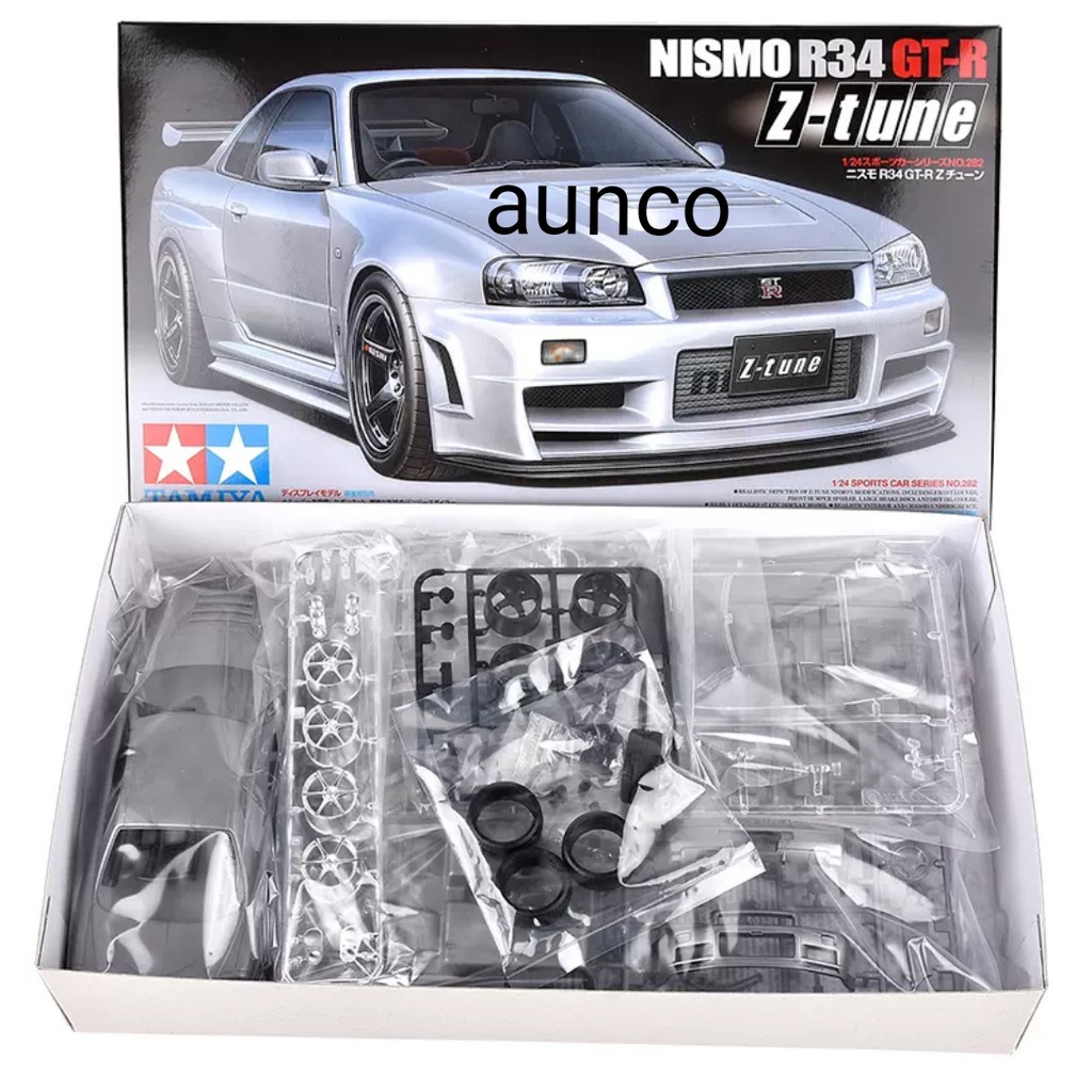 Tamiya 24282 Nissan Skyline Nismo R34 Gt R Z Tune 1 24 Sport Car Series Model Kit Shopee Malaysia - free nissan r34 gt r z tune roblox