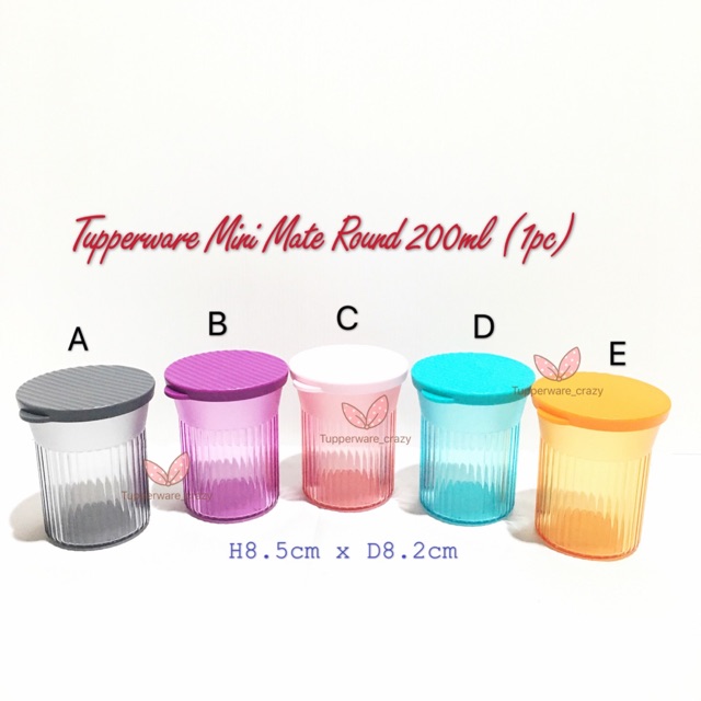 🔥Tupperware Mini Mate Round 200ml (1pc)🔥