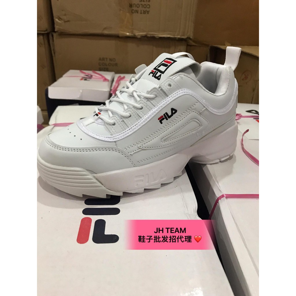 fila white colour shoes