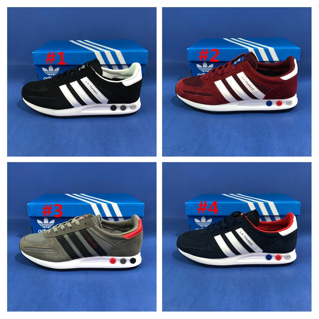Adidas La Trainer Mens Outdoors Non-Slip Sports Running Shoes Original Free  shipping | Shopee Malaysia