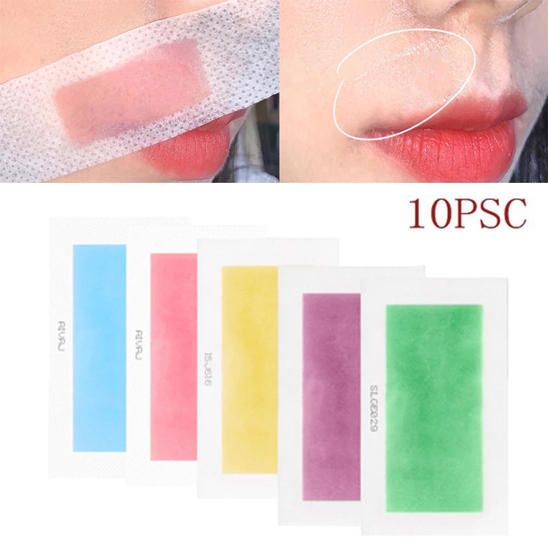 10 Pcs Cold Wax Hair Removal Painless Waxing Paper / Professional Quick