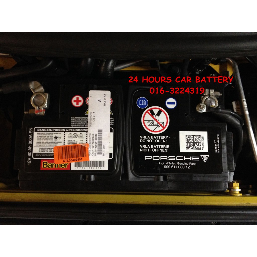 Banner Running Bull Agm Din 80 580 01 Start Stop Car Battery