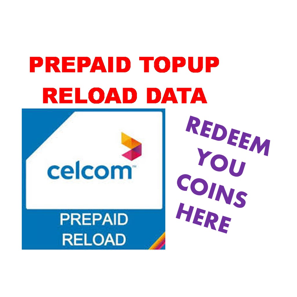 Celcom Mobile Reload Topup Postpaid Bill Payment