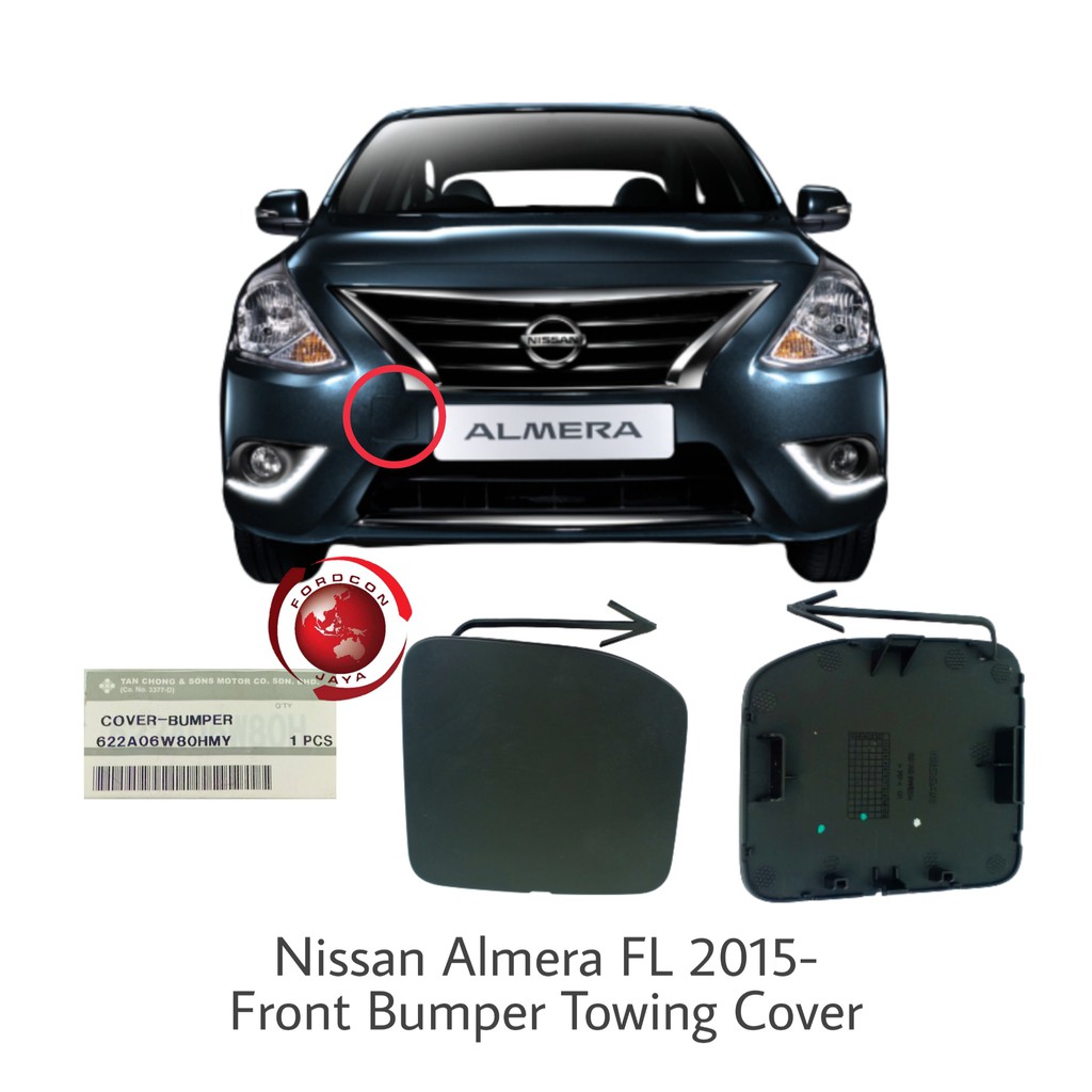 Nissan Almera N17L FL 2015 Front Bumper Towing Cover