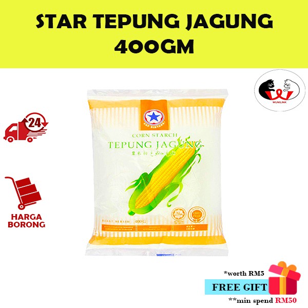 Tepung Jagung Cap Bintang/Star Brand Corn Starch [400GM]