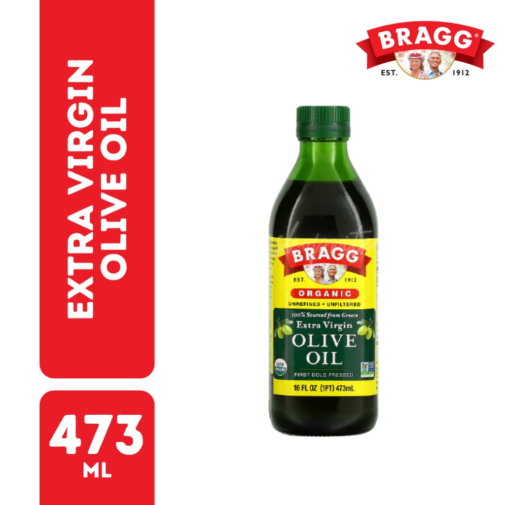 Bragg Organic Extra Virgin Olive Oil (473 ml) | Shopee Malaysia
