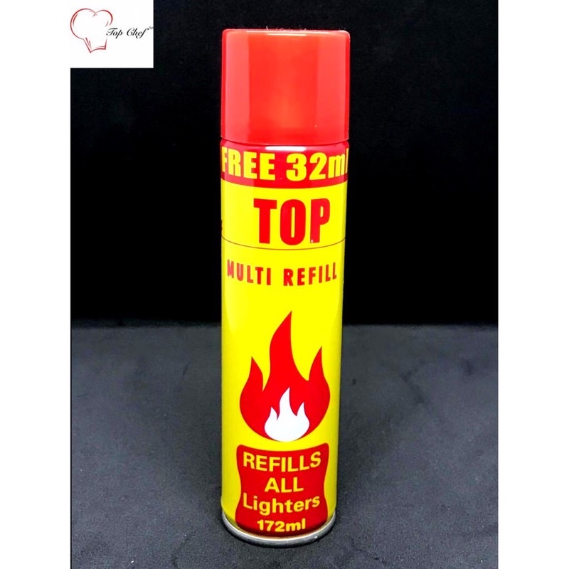 GAS LIGHTER MULTI REFILL 172ML FREE 32ML (USE FOR GAS LIGHTER / LONG