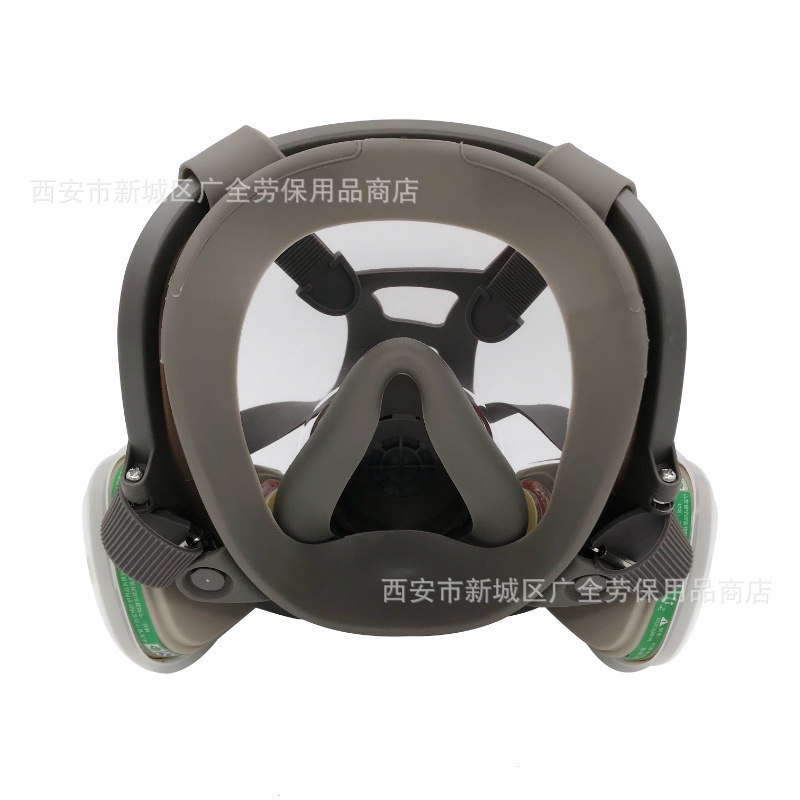 Download 7 In 1 6800 Gas Mask Full Face Large View Facepiece Painting Spraying Respirator For Gas Mask Respirator Filterg Spraying Shopee Malaysia PSD Mockup Templates