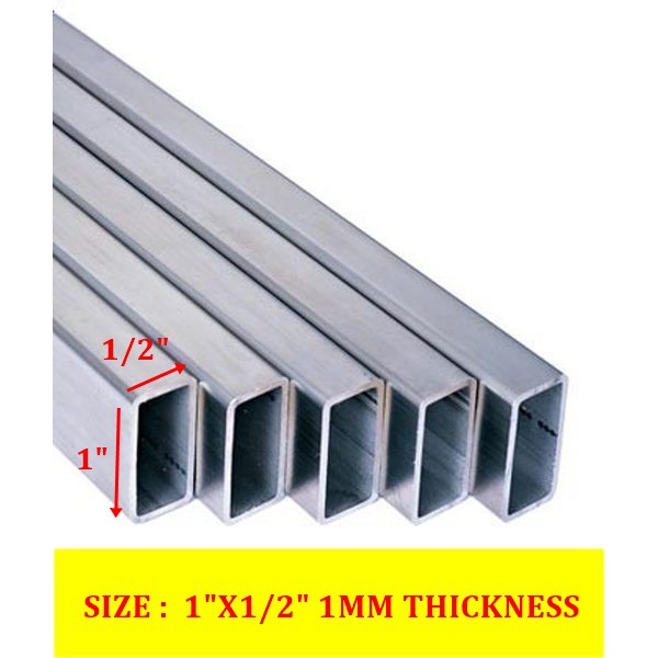 Mild Steel Besi Square Hollow Tebal 1 0mm Size 1x1 2