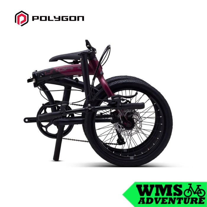 polygon folding bike