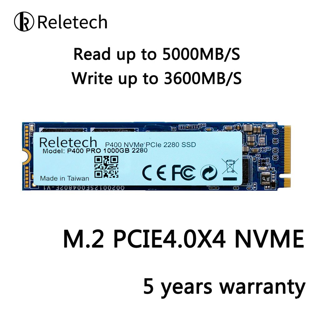 Reletech ssd m2 pcie 4.0 nvme phison controller 500g 1tb 2tb 3d nand m ...