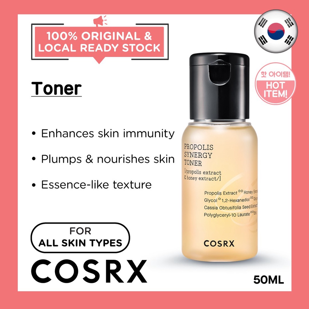 COSRX Full Fit Propolis Synergy Toner 50ml Honey Healthy Glowing Skin ...