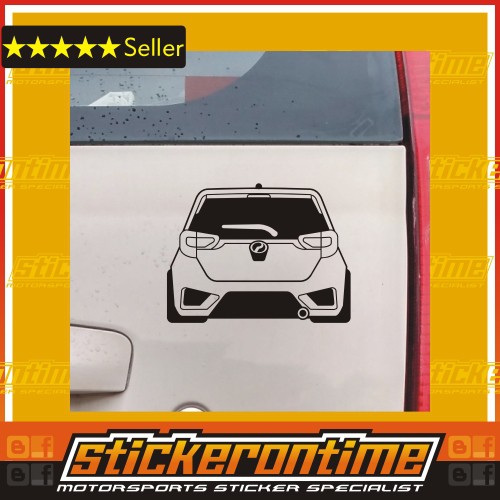 New Myvi Perodua Cartoon Car Sticker Shopee Malaysia