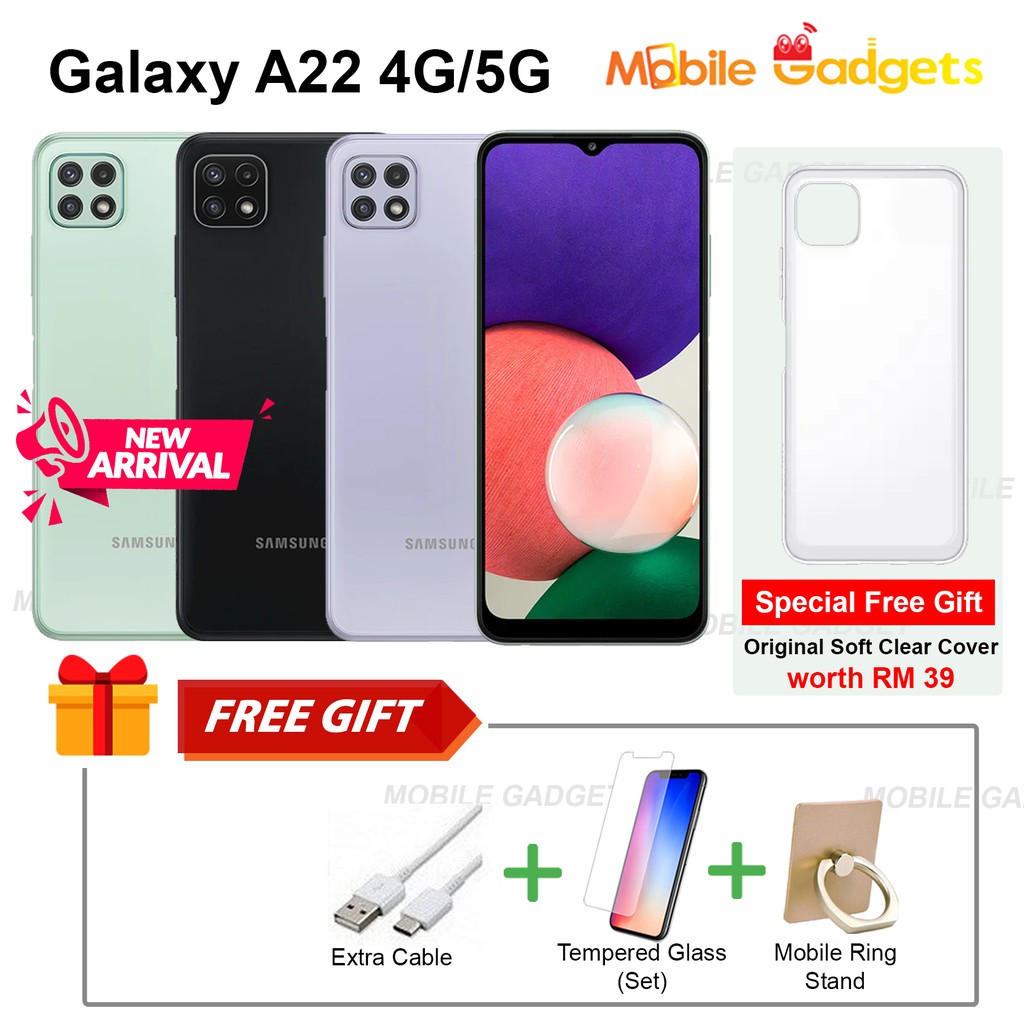 (READY STOCK) Samsung Galaxy A22 4G (6GB+128GB) / 5G (8GB+128GB) / A12 ...