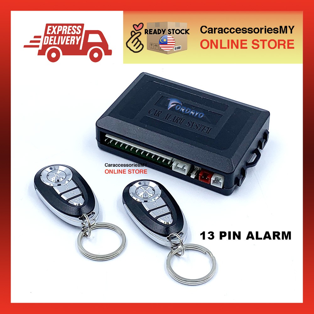 13Pin Universal Car Security Alarm System Fordayo universal car alarm 4091