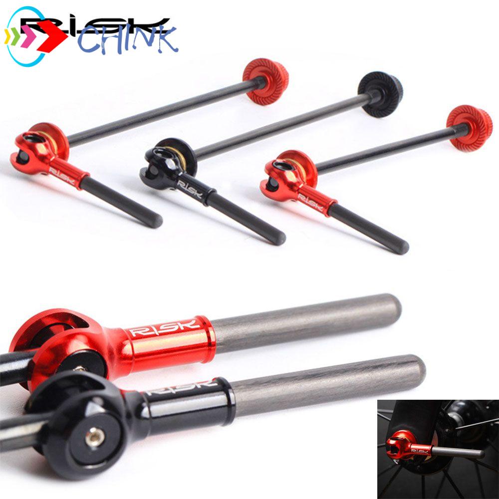 CHINK Black/Red Skewers lever Lightweight MTB Parts Titanium Ti 