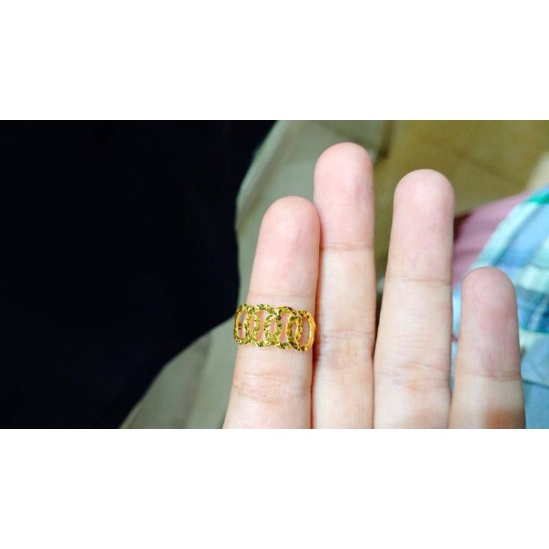 Cincin Audi Ready Stock Emas 916 Tulen Shopee Malaysia