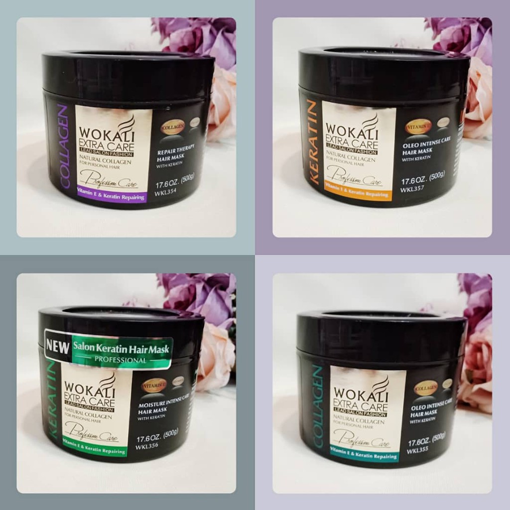 WOKALI Extra Care Keratin Collagen Intense Care Hair Mask Treatment