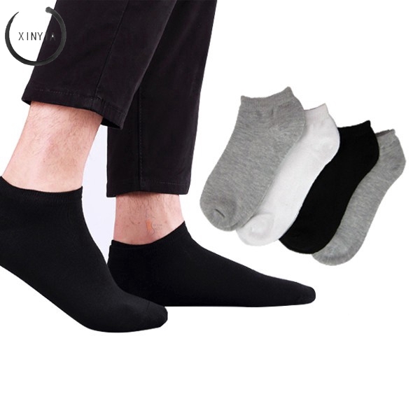 SOCK Unisex Fashion Plain Color Breathable Cotton Ankle Low Short Long ...