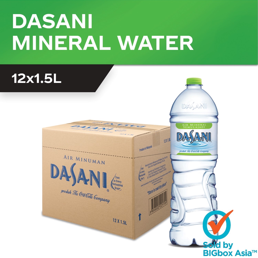 Dasani Mineral Water PET 12 x1.5L (EXP: 23 March 2021)