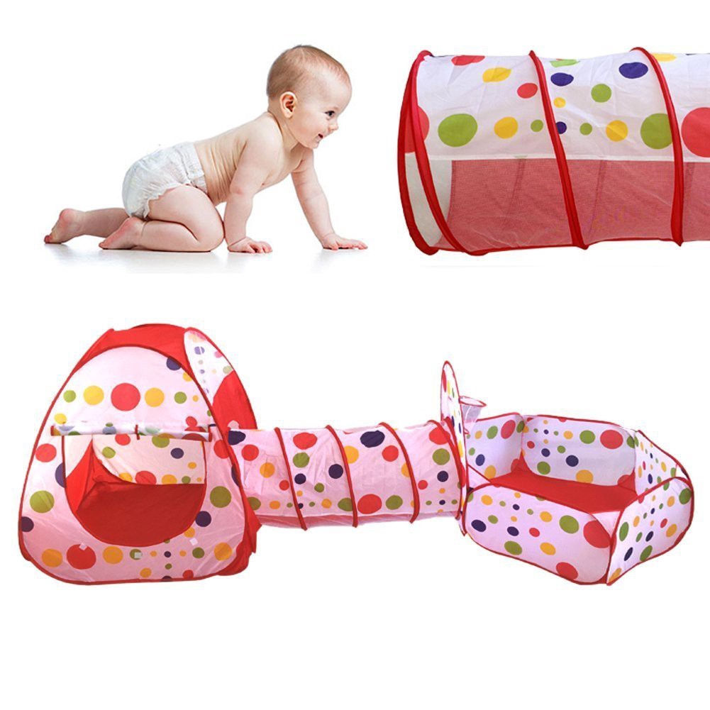 toy tent tunnels 3 in 1