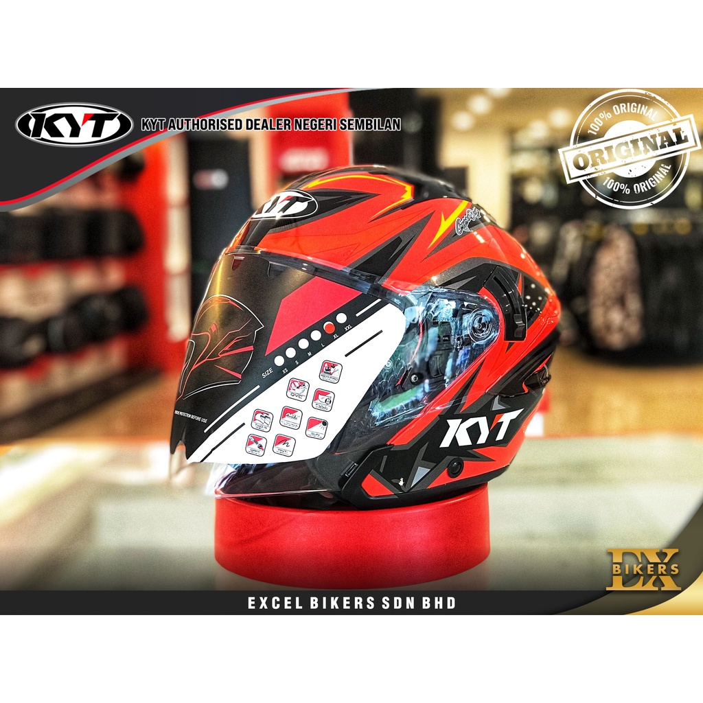 KYT NFJ PESCAO REPLICA 2022 /KYT NFJ/OPEN FACE HELMET/KYT HELMET/DOUBLE