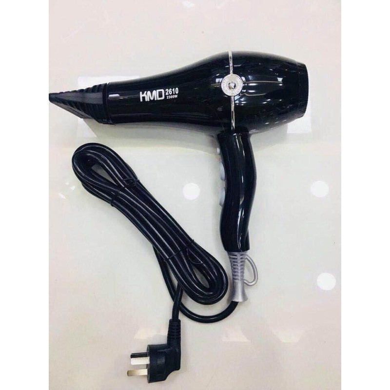 Kmd 2610 hair dryer has 2 colors: black and white