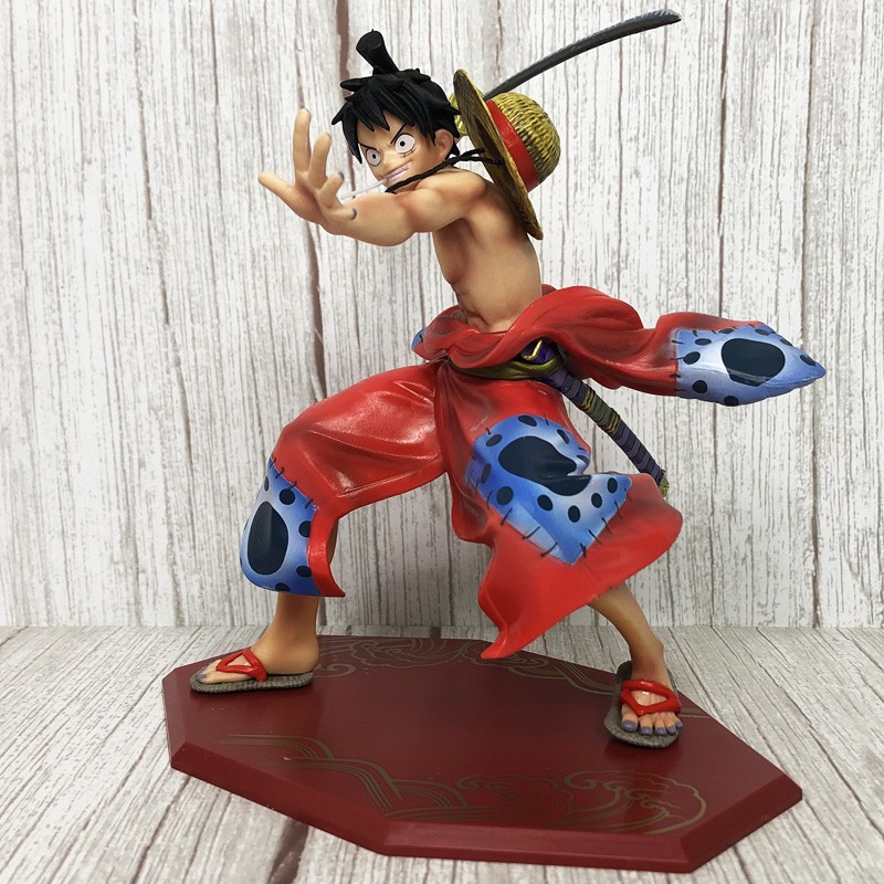 ♝One Piece and the Kingdom of Kimono Luffy Figure Samurai Dalang Armed  Color Model Anime Peripheral Ornaments | Shopee Malaysia