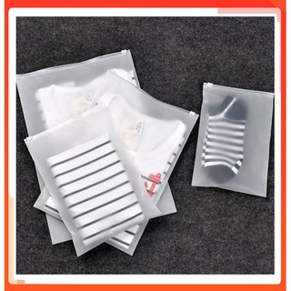 [M'sia] Ready Stock Zipper Bag Plastic Zip Bag Packaging Bag Travel Clothes Organizer Storage Bag