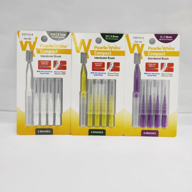 pearlie white interspace brush