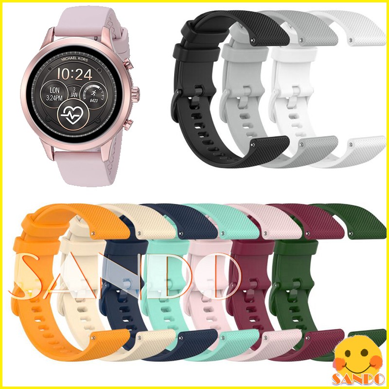 Michael Kors Access Gen 4 Runway Smart watch Soft Silicone Strap Smart  Watch Replacement Strap Sports band straps accessories | Shopee Malaysia