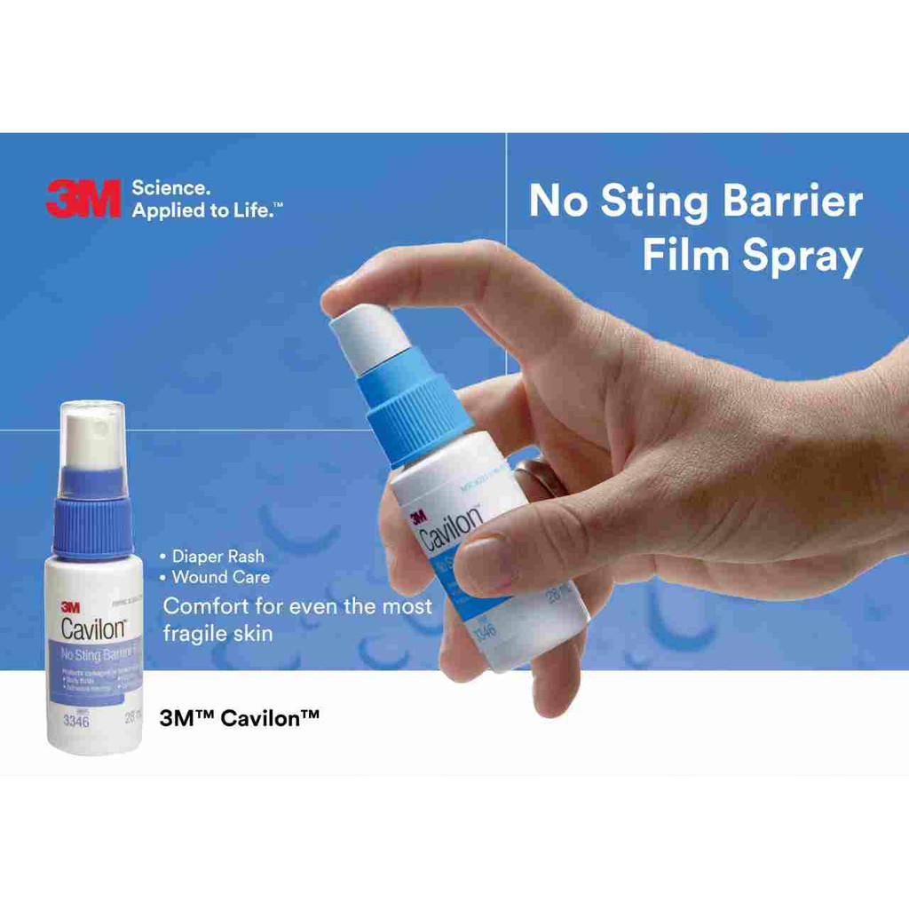 gehandicapt Stijg bevroren 3M Cavilon No Sting Barrier Film Spray (28 ml) 3346E (1 Case/12 spray  bottle) | Shopee Malaysia