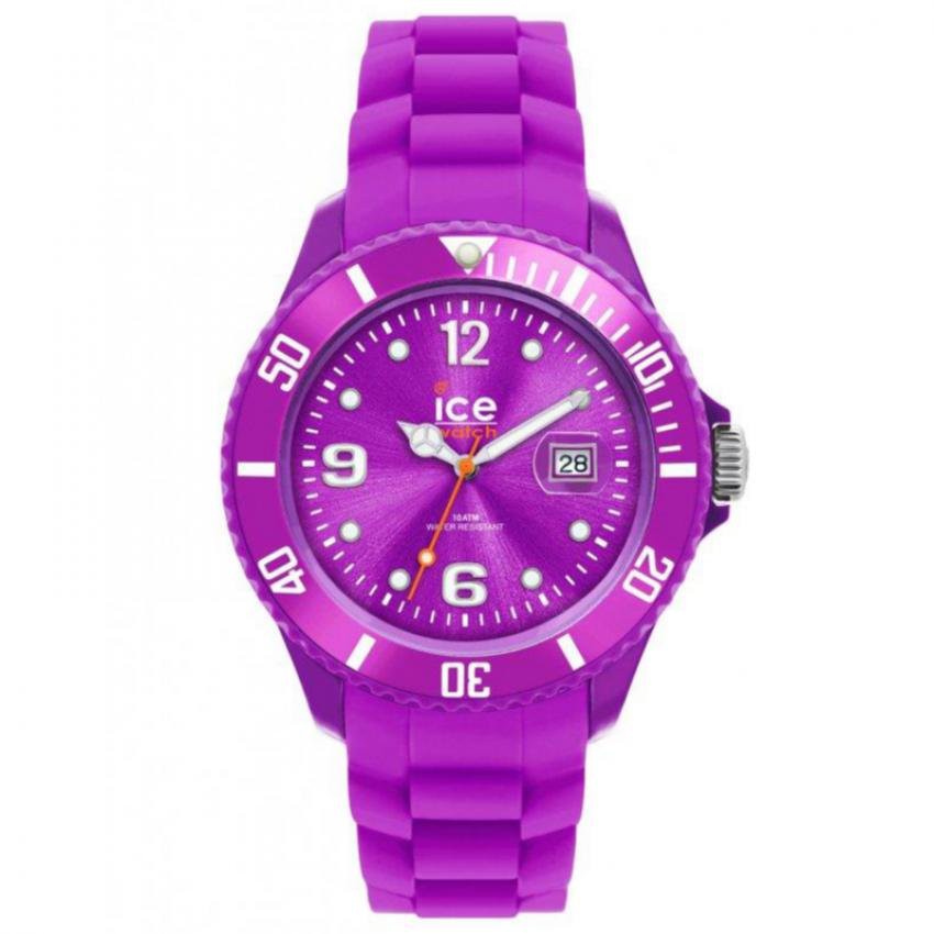 Ice Watch SI.PE.U.S.09 Ice Forever Purple Silicone Mineral Glass 100 WR Unisex Watch