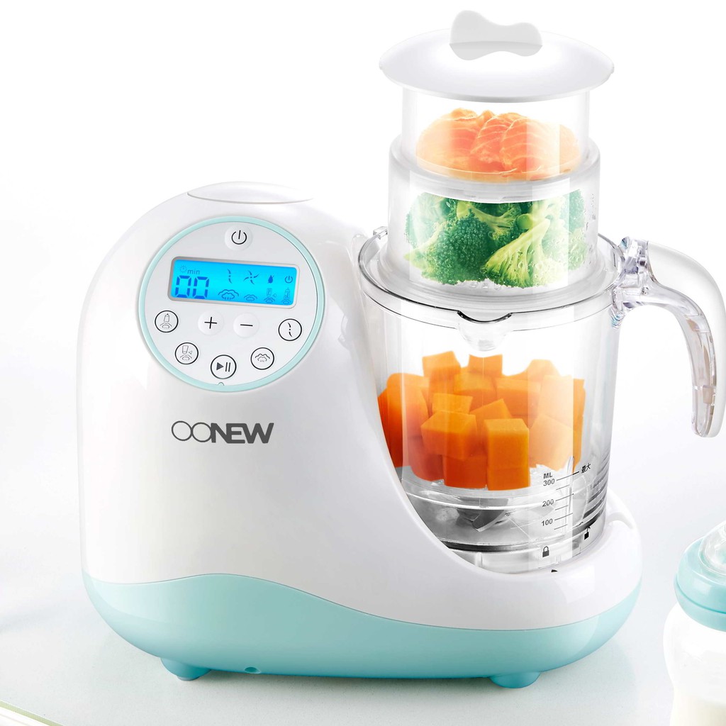 Mliter 5 in 1 Baby Food Maker Blender Processor Sterilizer Steam Cooker