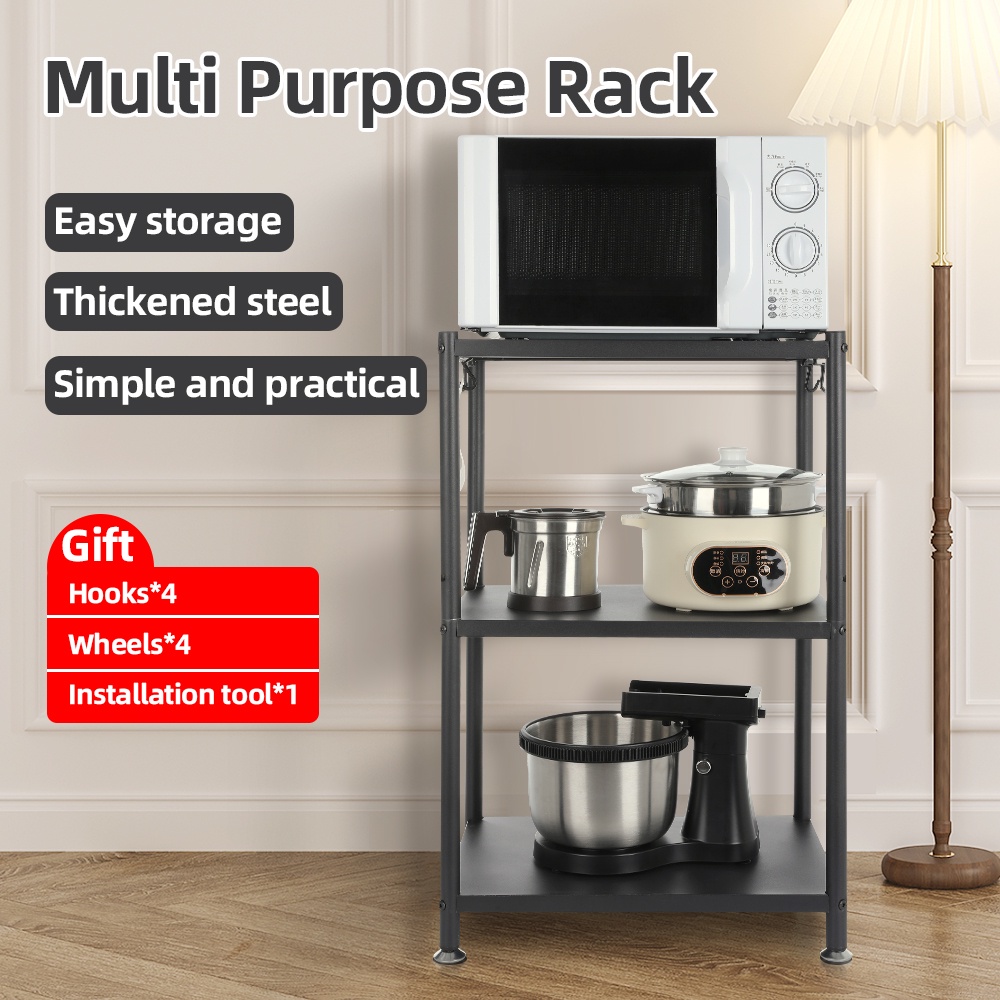Foldable Storage Rack With Wheel Stand Coway Rack with Rollers Home