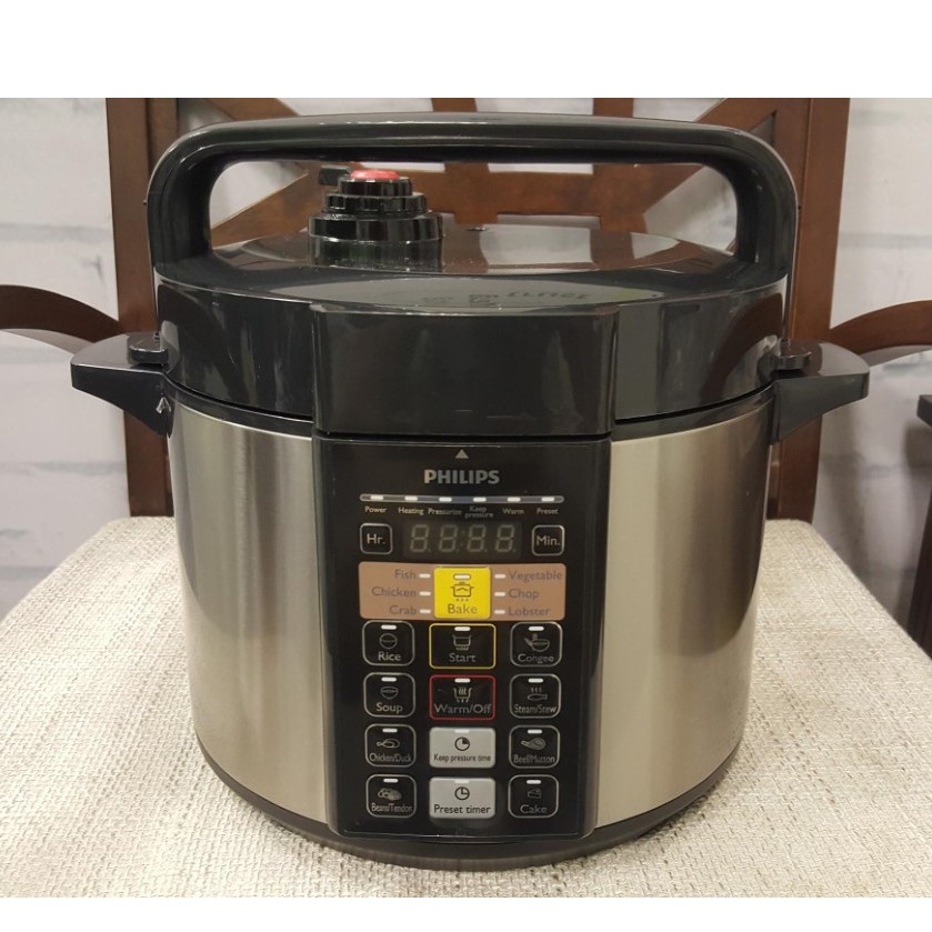 New Box Damaged Philips Me Computerized Electric Pressure Cooker Hd2136 60 Shopee Malaysia
