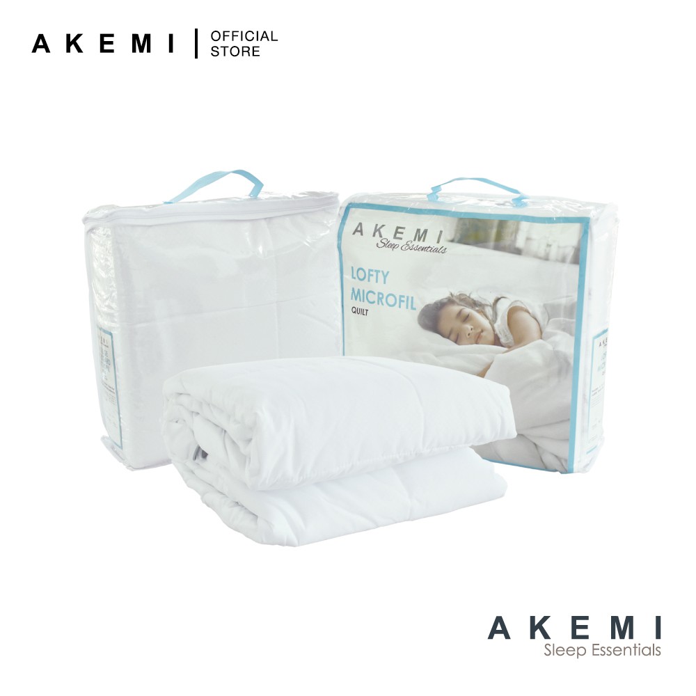 AKEMI Sleep Essentials Lofty Microfil Quilt