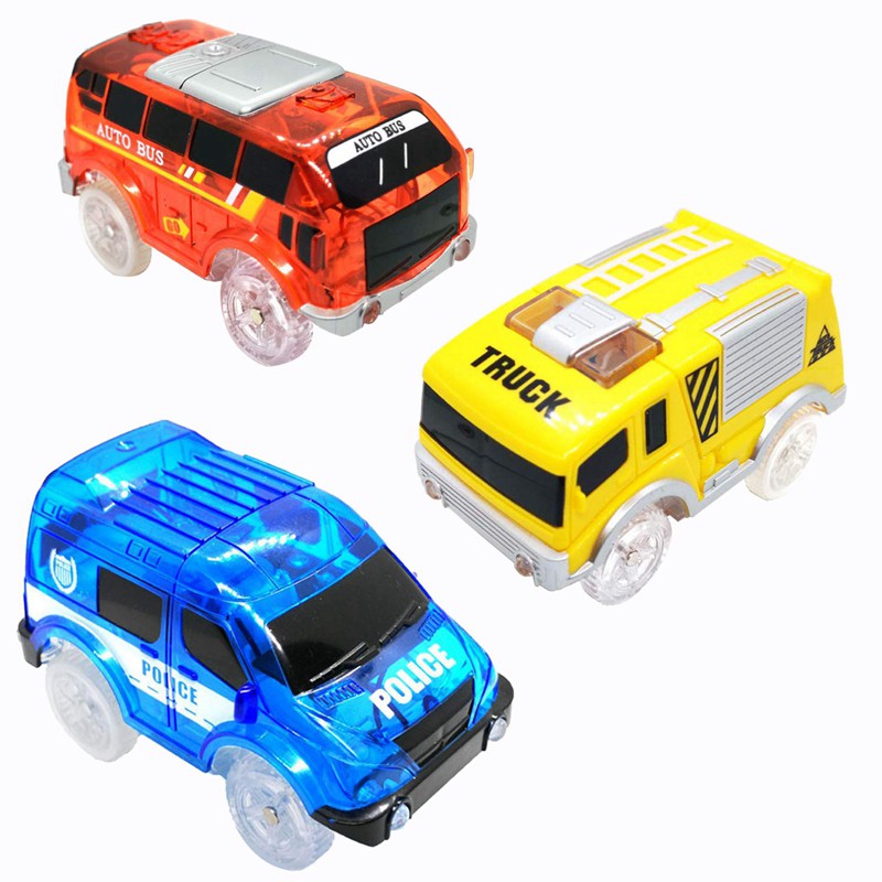 light up race car track